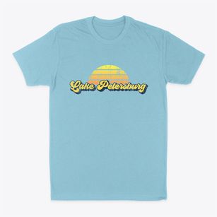 Lake Petersburg Illinois Sublime Sunset Classic Dad T-Shirt