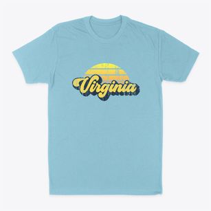 Virginia Nebraska Sublime Sunset Classic Dad T-Shirt