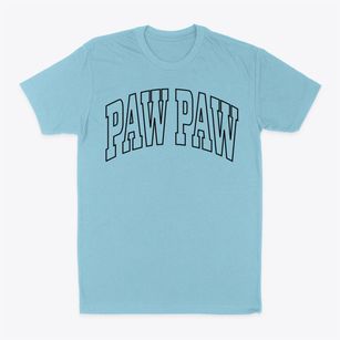 Paw Paw West Virginia Trendy Block Classic Dad T-Shirt
