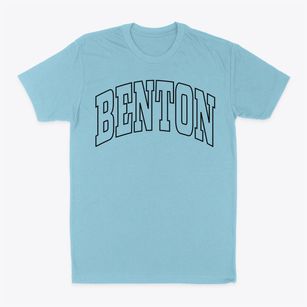 Benton Alabama Trendy Block Classic Dad T-Shirt