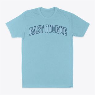 East Quogue New York Trendy Block Classic Dad T-Shirt