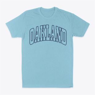 Oakland Iowa Trendy Block Classic Dad T-Shirt