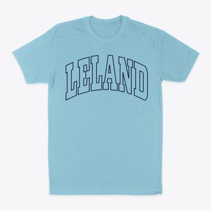 Leland Iowa Trendy Block Classic Dad T-Shirt