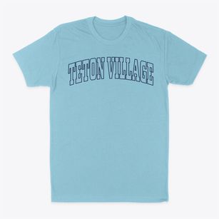 Teton Village Wyoming Trendy Block Classic Dad T-Shirt