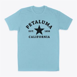 Petaluma California Star Classic Dad T-Shirt