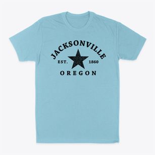 Jacksonville Oregon Star Classic Dad T-Shirt