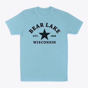 Bear Lake Wisconsin Star Classic Dad T-Shirt