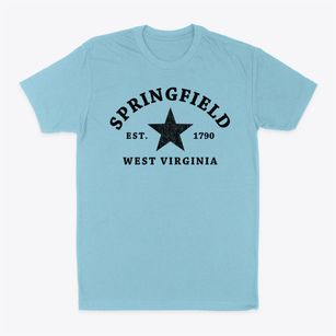 Springfield West Virginia Star Classic Dad T-Shirt