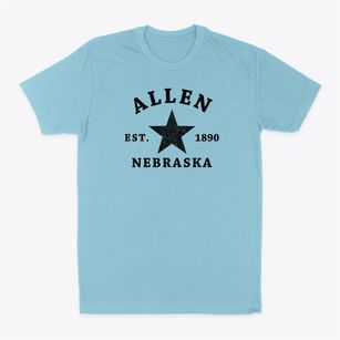 Allen Nebraska Star Classic Dad T-Shirt