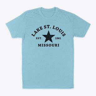 Lake St. Louis Missouri Star Classic Dad T-Shirt