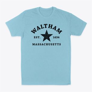Waltham Massachusetts Star Classic Dad T-Shirt