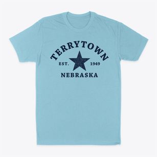 Terrytown Nebraska Star Classic Dad T-Shirt