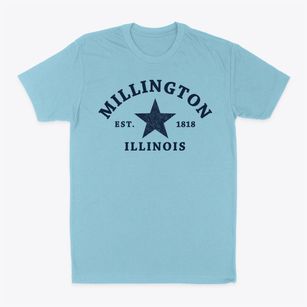 Millington Illinois Star Classic Dad T-Shirt