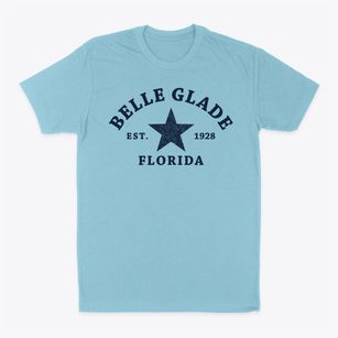 Belle Glade Florida Star Classic Dad T-Shirt
