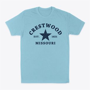 Crestwood Missouri Star Classic Dad T-Shirt