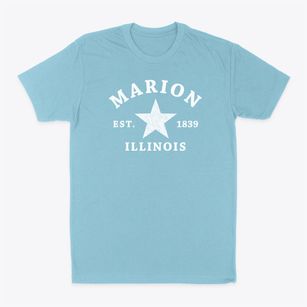 Marion Illinois Star Classic Dad T-Shirt