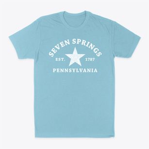 Seven Springs Pennsylvania Star Classic Dad T-Shirt