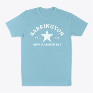 Barrington New Hampshire Star Classic Dad T-Shirt