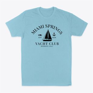 Miami Springs Florida Yacht Club Classic Dad T-Shirt
