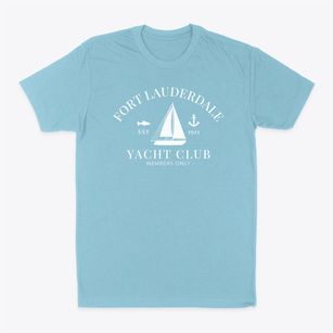 Fort Lauderdale Florida Yacht Club Classic Dad T-Shirt