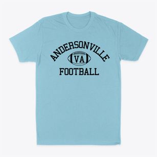 Andersonville Virginia Football Classic Dad T-Shirt