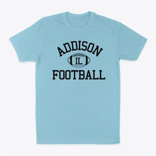 Addison Illinois Football Classic Dad T-Shirt