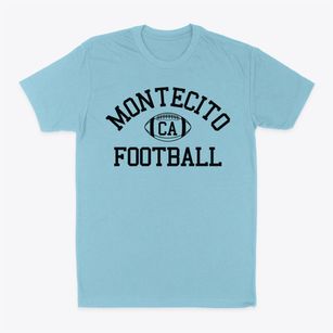 Montecito California Football Classic Dad T-Shirt