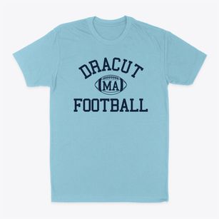 Dracut Massachusetts Football Classic Dad T-Shirt