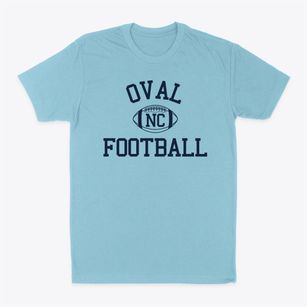 Oval North Carolina Football Classic Dad T-Shirt