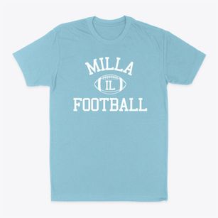 Milla Illinois Football Classic Dad T-Shirt