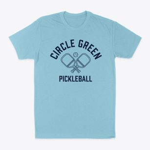 Circle Green Ohio Pickleball Classic Dad T-Shirt