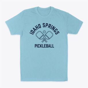 Idaho Springs Colorado Pickleball Classic Dad T-Shirt