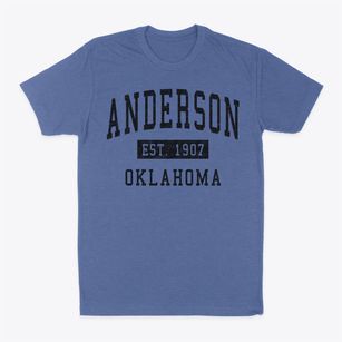 Anderson Oklahoma Classic Established Classic Dad T-Shirt
