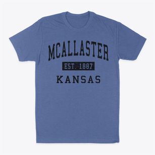 Mcallaster Kansas Classic Established Classic Dad T-Shirt