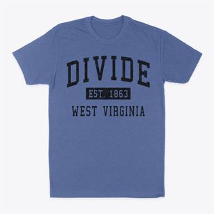 Divide West Virginia Classic Established Classic Dad T-Shirt