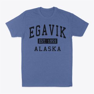 Egavik Alaska Classic Established Classic Dad T-Shirt