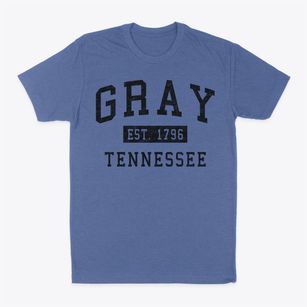 Gray Tennessee Classic Established Classic Dad T-Shirt