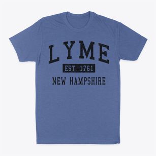 Lyme New Hampshire Classic Established Classic Dad T-Shirt
