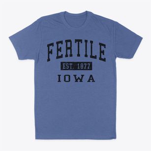 Fertile Iowa Classic Established Classic Dad T-Shirt