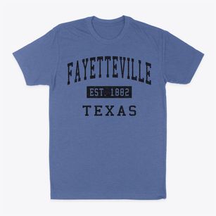 Fayetteville Texas Classic Established Classic Dad T-Shirt