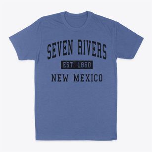 Seven Rivers New Mexico Classic Established Classic Dad T-Shirt
