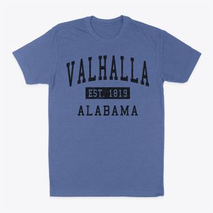 Valhalla Alabama Classic Established Classic Dad T-Shirt