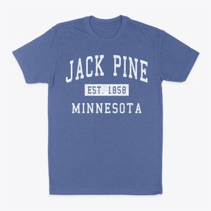 Jack Pine Minnesota Classic Established Classic Dad T-Shirt