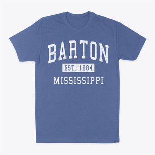 Barton Mississippi Classic Established Classic Dad T-Shirt