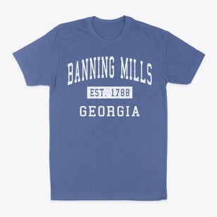 Banning Mills Georgia Classic Established Classic Dad T-Shirt