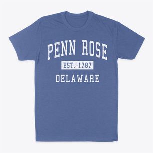 Penn Rose Delaware Classic Established Classic Dad T-Shirt