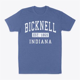 Bicknell Indiana Classic Established Classic Dad T-Shirt