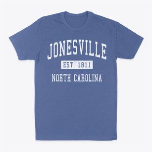 Jonesville North Carolina Classic Established Classic Dad T-Shirt