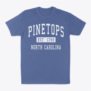 Pinetops North Carolina Classic Established Classic Dad T-Shirt