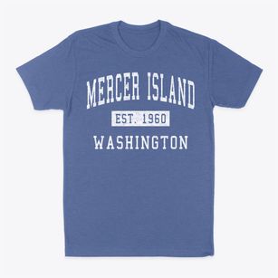 Mercer Island Washington Classic Established Classic Dad T-Shirt